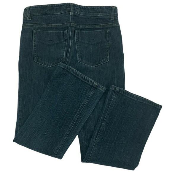 Theory Jeans Women's Size 2 Bootcut Straight Leg Stretch Dark Wash Pockets Denim - Picture 6 of 10